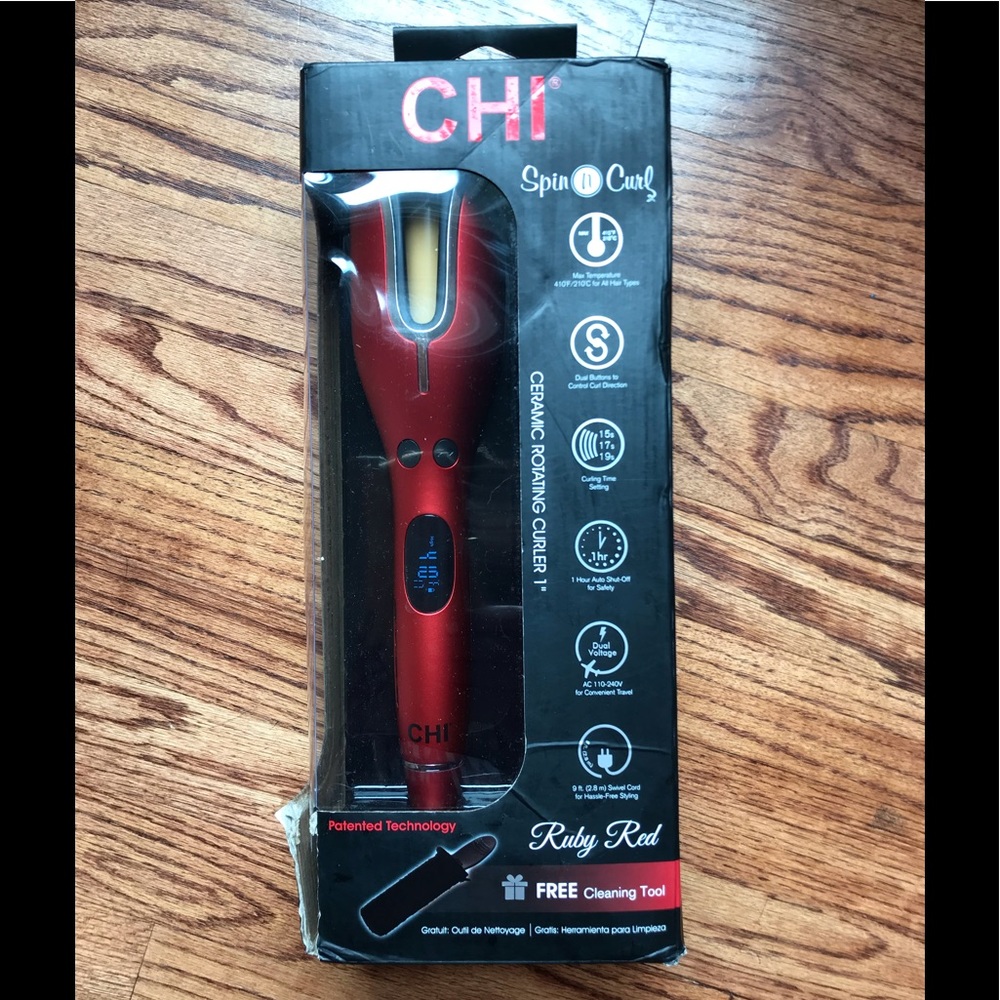 CHI Spin N Curl 1” Ceramic Rotating Curler